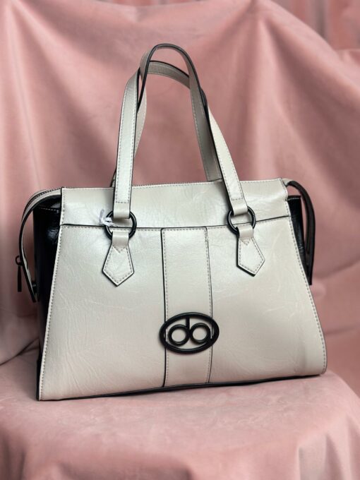 Bolso hombro, blanco roto - Imagen 2